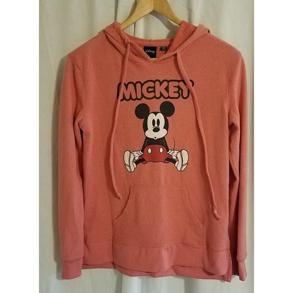 Disney Tops - Disney Mickey Mouse Women's S/M  Hooded Sweatshirt‎ Kangaroo Pocket.